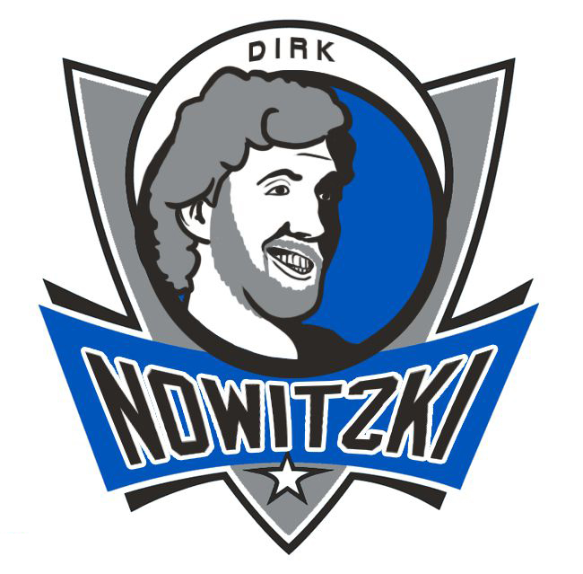 Dallas Mavericks Dirk Nowitzki Logo DIY iron on transfer (heat transfer) Dallas Mavericks Dirk Nowitzki Logo DIY iron on transfer (heat transfer)